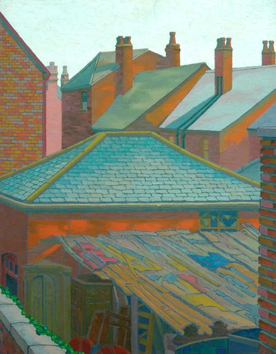 Roofs and Chimneys by Charles Ginner