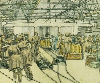 The Filling Factory, Hereford by Charles Ginner