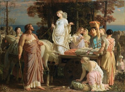 Ulysses and Nausicaa by Charles Gleyre