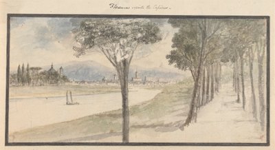 Florence Opposite the Cassines by Charles Gore