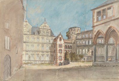 Ruins of Heidelberg Castle by Charles Gore