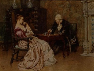 A Game of Chess by Charles Green