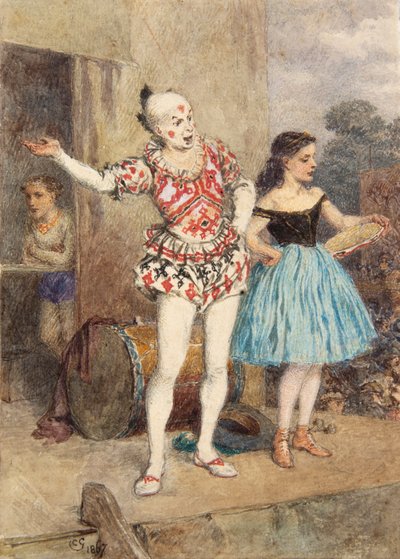 Performing at the Fair by Charles Green