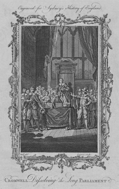 Cromwell dissolving the Long Parliament, 1773 by Charles Grignion