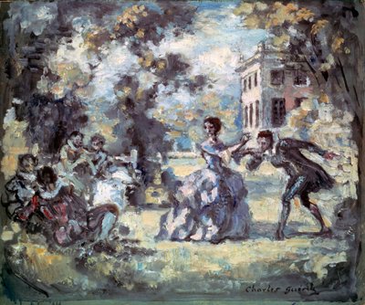 Amorous Scene by Charles Guerin