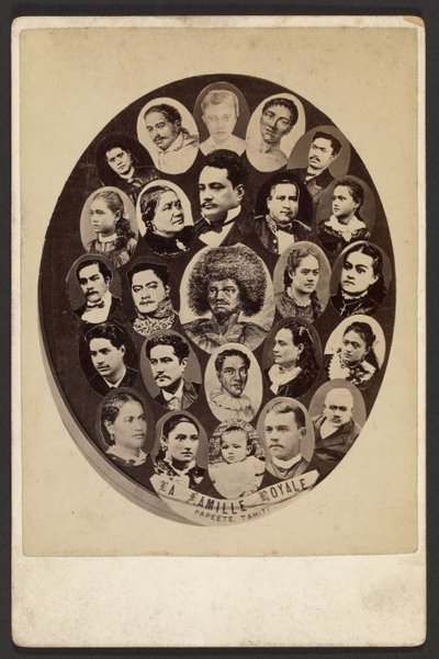 The Royal Family, Papeete, Tahiti by Charles Gustave Spitz