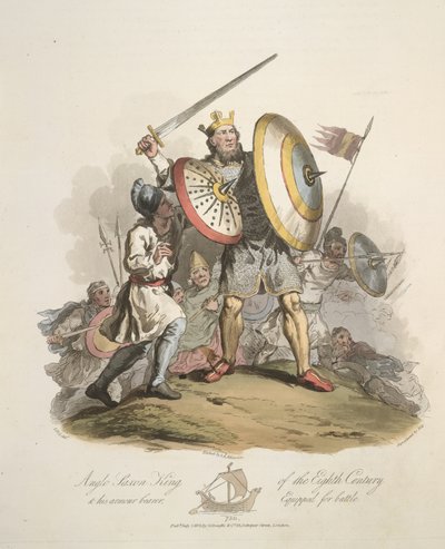 Anglo-Saxon King by Charles Hamilton (after) Smith