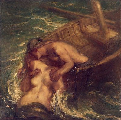The Fisherman and the Mermaid by Charles Haslewood Shannon