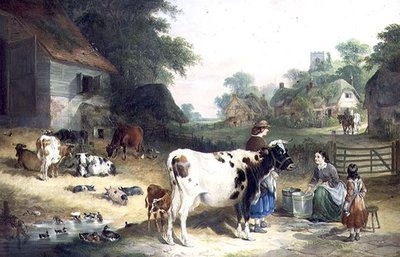 Country Gossip by Charles and Henry Shayer