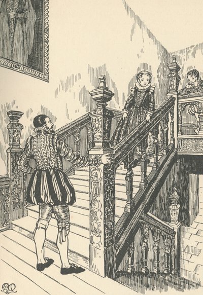 16th-Century Staircase by Charles Henry Bourne Quennell