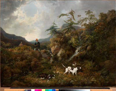 Grouse Shooting in the Highlands by Charles Henry Schwanfelder