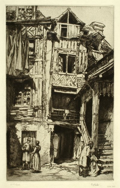 Lisieux Courtyard by Charles Henry White
