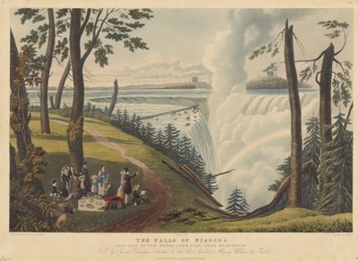 Falls of Niagara by Charles Hunt after James Pattison Cockburn
