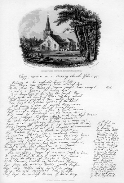 Stoke Poges Church, Buckinghamshire by Charles J. Smith