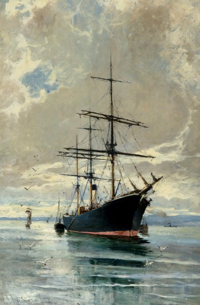 At Anchor by Charles James Lauder