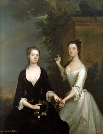 Lady Elizabeth and Lady Henrietta Finch, c. 1730-1731 by Charles Jervas