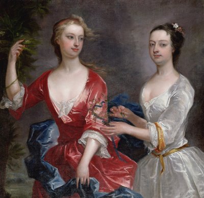 Martha and Teresa Blount by Charles Jervas