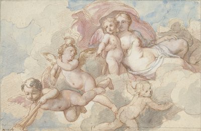 Venus with Cupid and Putti by Charles Joseph Natoire