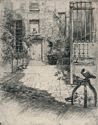 Cour de Rohan, 1915 by Charles Jouas