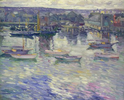 Moored Boats by Charles Kaelin