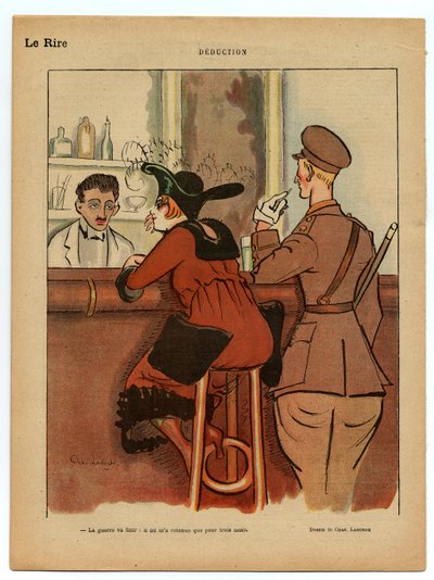The Red Laughter, Satirical in Colors by Charles Laborde