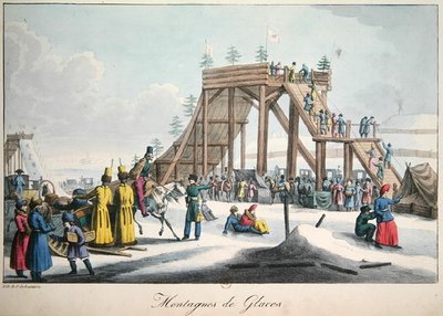 Ice Slide in Russia by Charles Lasteyrie du Saillant
