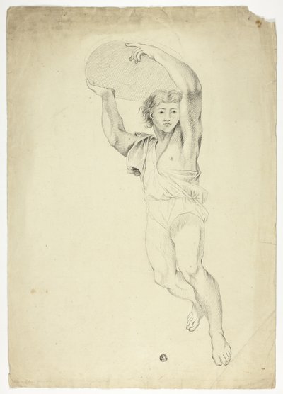 Boy Carrying Weight by Charles Le Brun