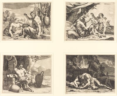 The Four Times of Day by Charles Le Brun