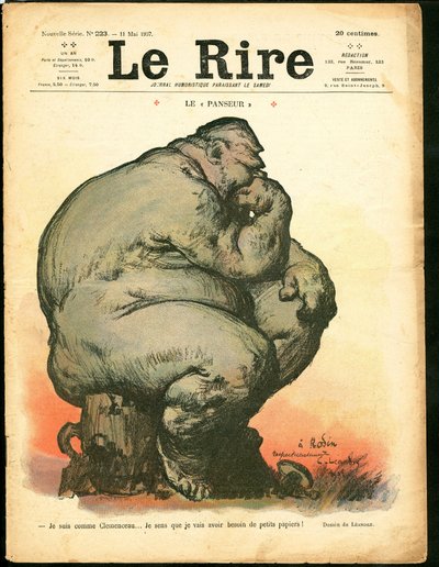 Cover of "Le Lire", Satirical in Colors by Charles Leandre