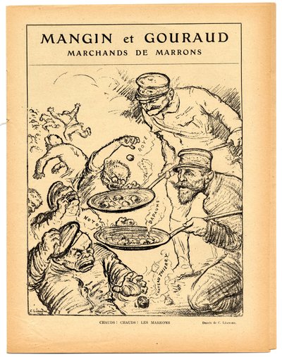The Red Laughter, Satirical in Black & White by Charles Leandre