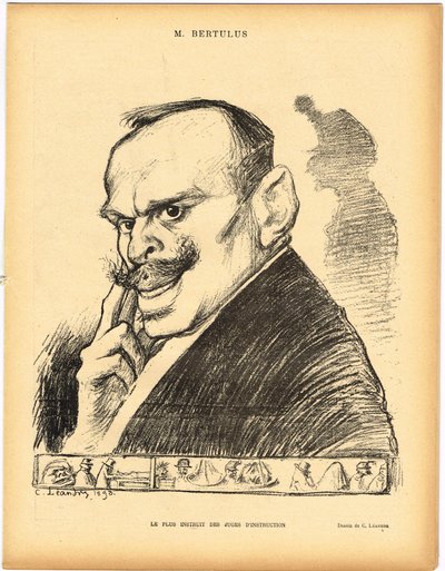 Le Rire, Satirical in Black & White by Charles Leandre