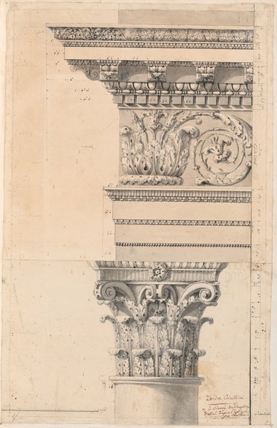 The Corinthian Order by Charles Louis Clerisseau