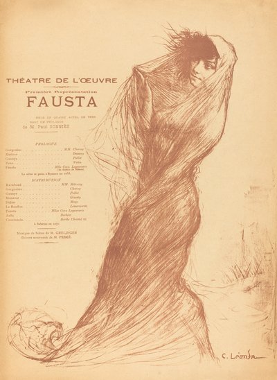 Fausta by Charles Lucien Leandre