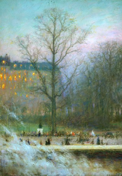 Jardins de Paris, 1920 by Charles Lucien Leandre
