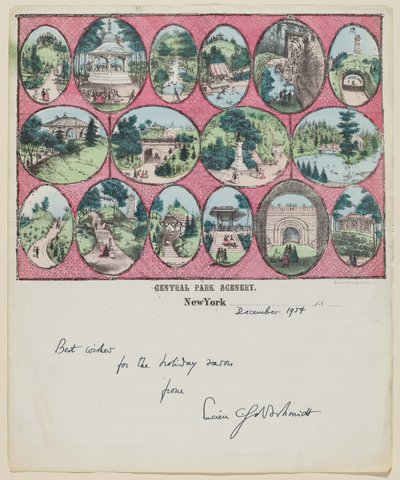 Central Park Scenery (New York) by Charles Magnus