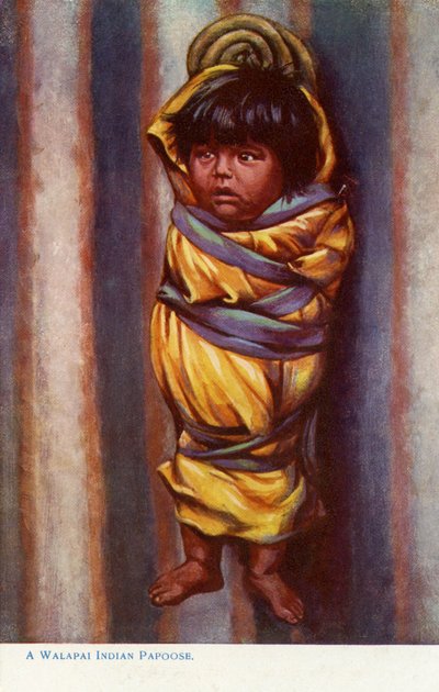 A Walapai Child by Charles Marion Russell