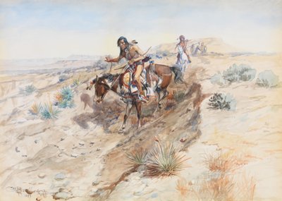 Indian Braves, 1899 by Charles Marion Russell