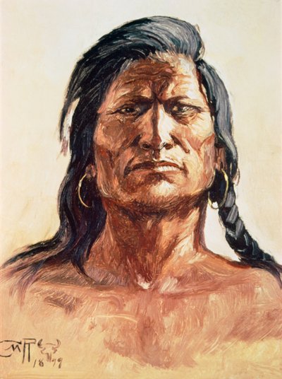 Shoshone Tribesman by Charles Marion Russell
