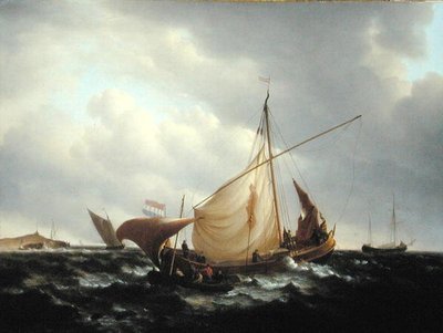 Dutch Boat Putting to Sea by Charles Martin Powell