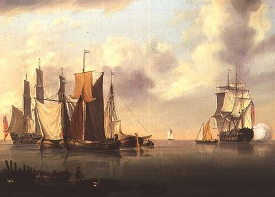 Shipping in a Calm by Charles Martin Powell