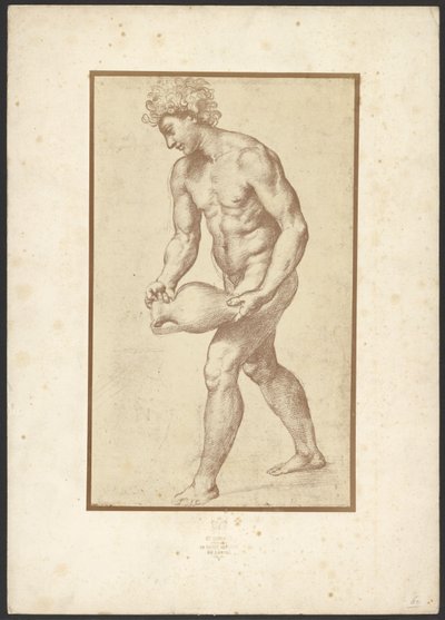 Man with a Vase by Charles Marville