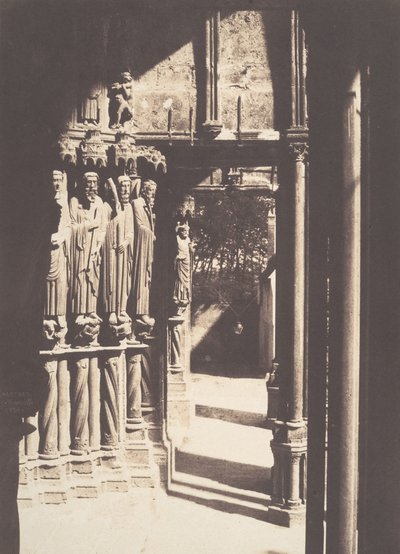 South Portal, Chartres Cathedral by Charles Marville