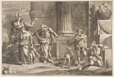 The Expulsion of Hagar, 1646-70 by Charles Masse