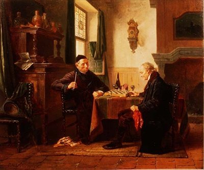 The Chess Match by Charles Meer Webb