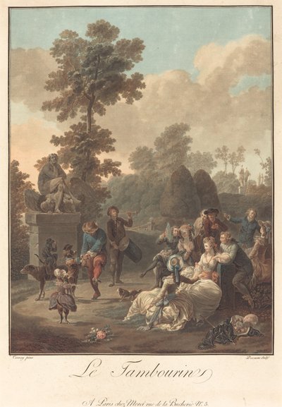 Le Tambourin by Charles Melchior Descourtis