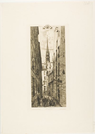 Chantrey Street, Paris by Charles Meryon