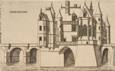 Château de Chenonceau, No 2, 1856 by Charles Meryon