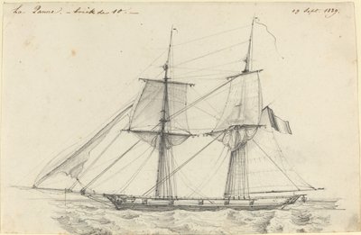 La Panne by Charles Meryon