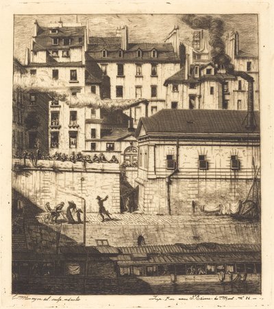 The Mortuary by Charles Meryon