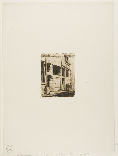 The Street of the Bad Boys by Charles Meryon